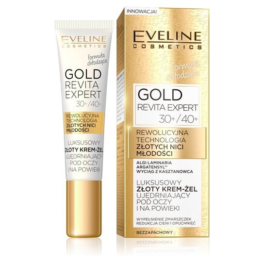 Крем-гель для глаз 30+/40+, 15 мл Eveline Cosmetics, Gold Revita Expert
Крем-гель для глаз 30+/40+, 15 мл Eveline Cosmetics, Gold Revita Expert