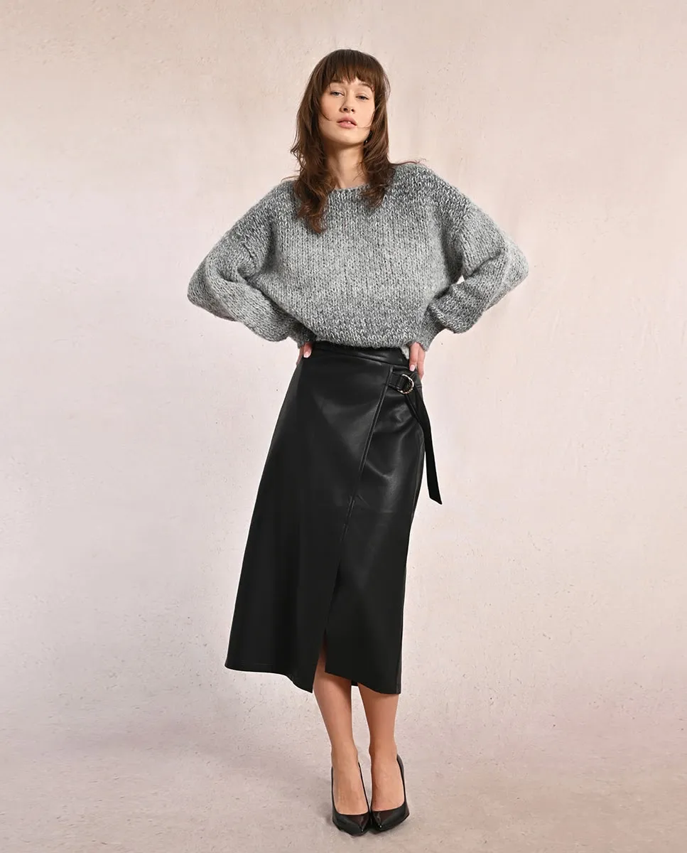 Длинная юбка с эффектом кожи Molly Bracken, черный
Длинная юбка с эффектом кожи Molly Bracken, черный