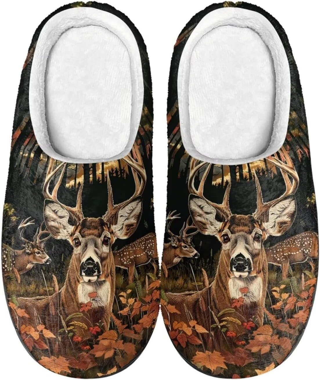 Домашние тапочки DISNIMO для мужчин, для использования в помещении и на улице, с противоскользящей подошвой, легкие, A Maple Leaf Camo Deer
Домашние тапочки DISNIMO для мужчин, для использования в помещении и на улице, с противоскользящей подошвой, легкие, A Maple Leaf Camo Deer