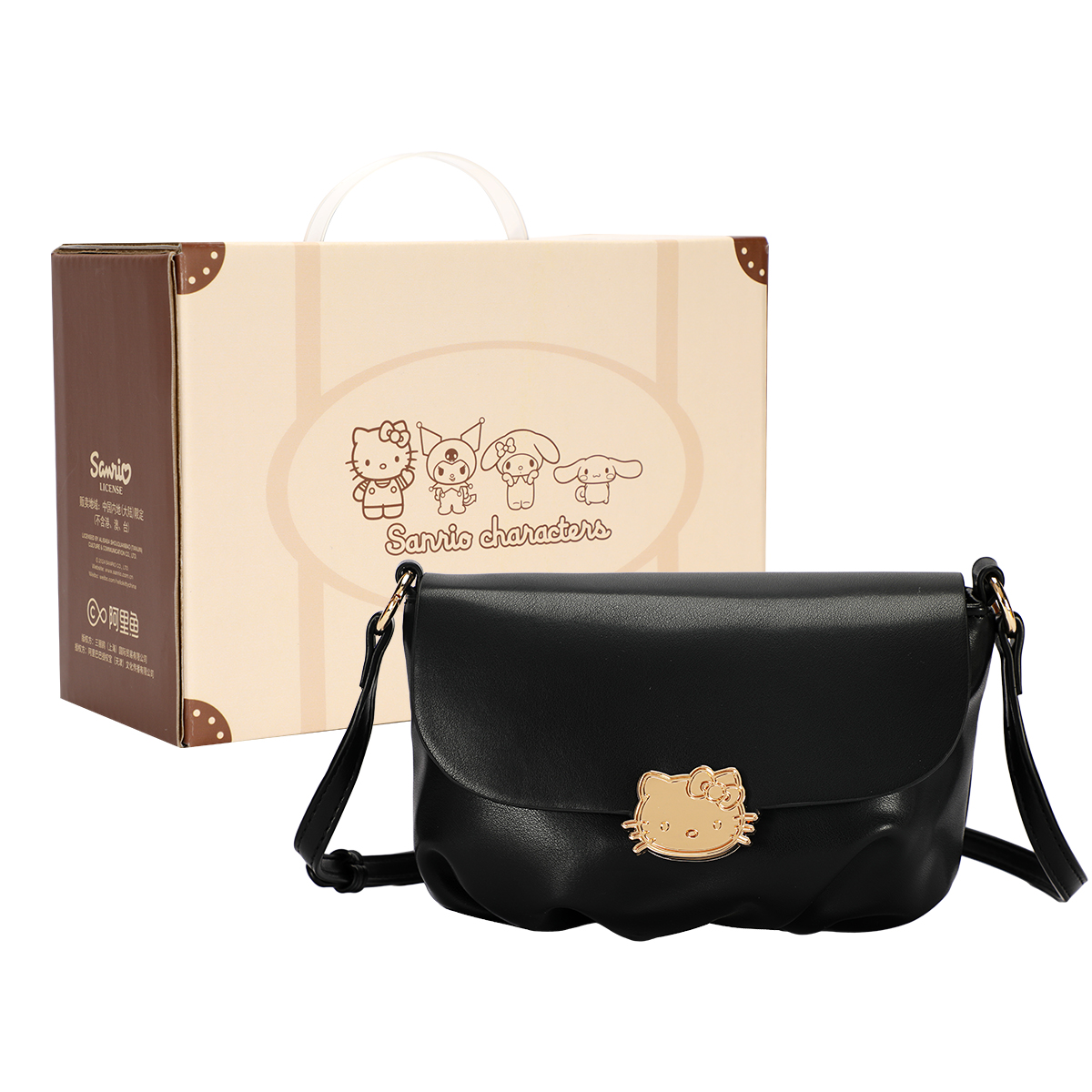 Sanrio Сумка через плечо из искусственной кожи, Black
Sanrio Сумка через плечо из искусственной кожи, Black