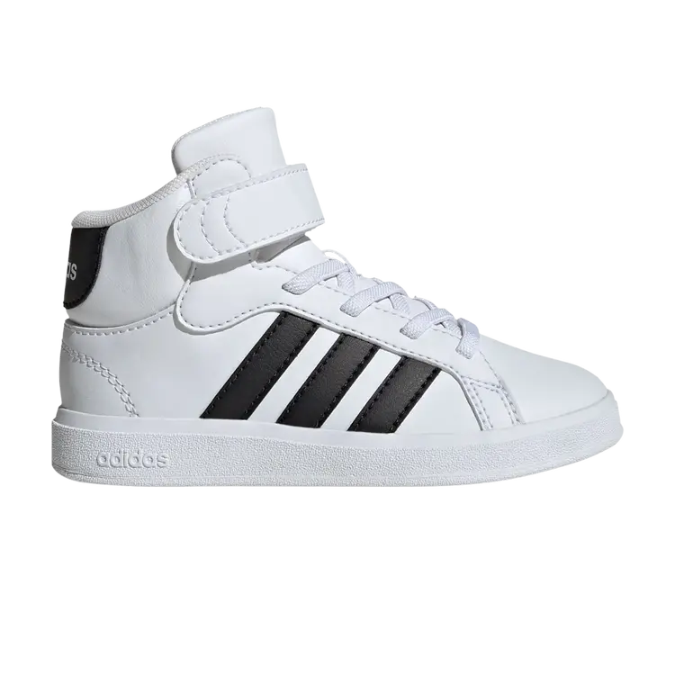 Кроссовки Grand Court Mid K, белый/черный
Кроссовки Grand Court Mid K, белый/черный