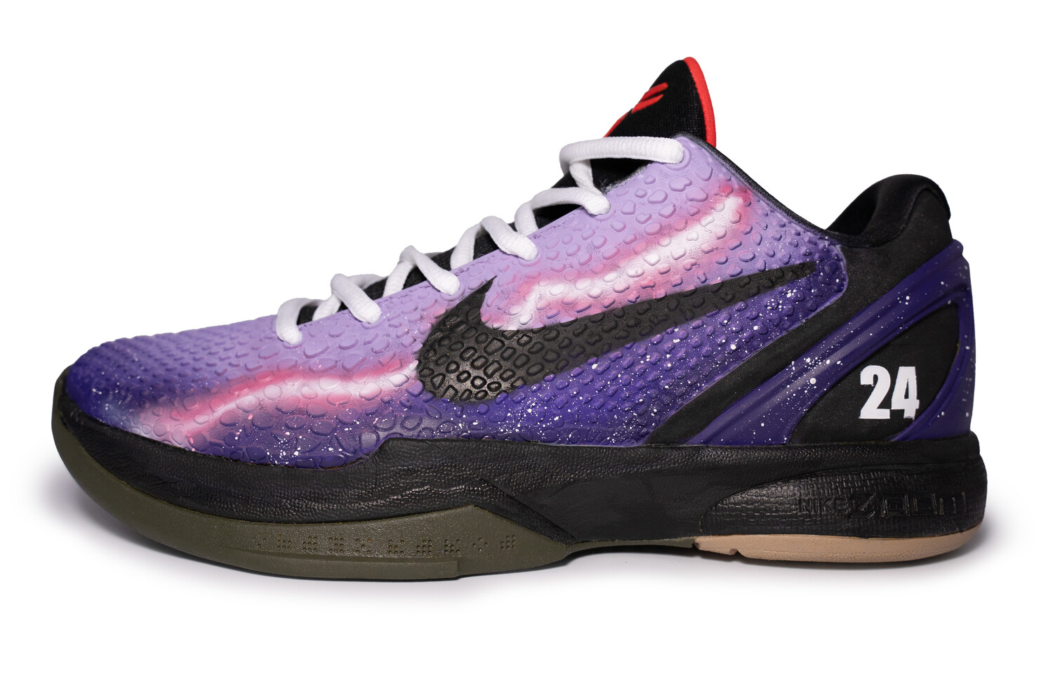 Баскетбольные кроссовки Zoom Kobe 6 унисекс с низким верхом черного/фиолетового/розового цвета Nike
Баскетбольные кроссовки Zoom Kobe 6 унисекс с низким верхом черного/фиолетового/розового цвета Nike