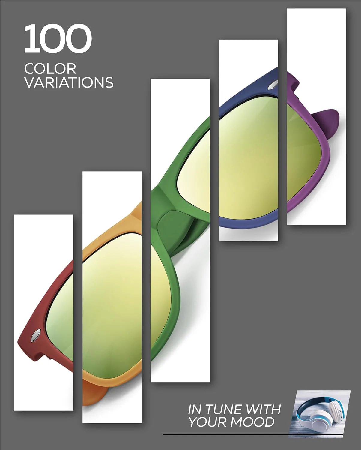 Поляризованные солнцезащитные очки Retro Rewind для мужчин и женщин - классические солнцезащитные очки с защитой от УФ-излучения, Matte Olive Gray | Revo Gold
Поляризованные солнцезащитные очки Retro Rewind для мужчин и женщин - классические солнцезащитные очки с защитой от УФ-излучения, Matte Olive Gray | Revo Gold