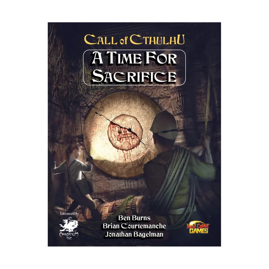 Call of Cthulhu - A Time for Sacrifice, Role Playing Games (New Comet Games), мягкая обложка
Call of Cthulhu - A Time for Sacrifice, Role Playing Games (New Comet Games), мягкая обложка