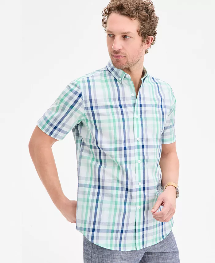 Мужская клетчатая рубашка Club Room, синий
Мужская клетчатая рубашка Club Room, синий