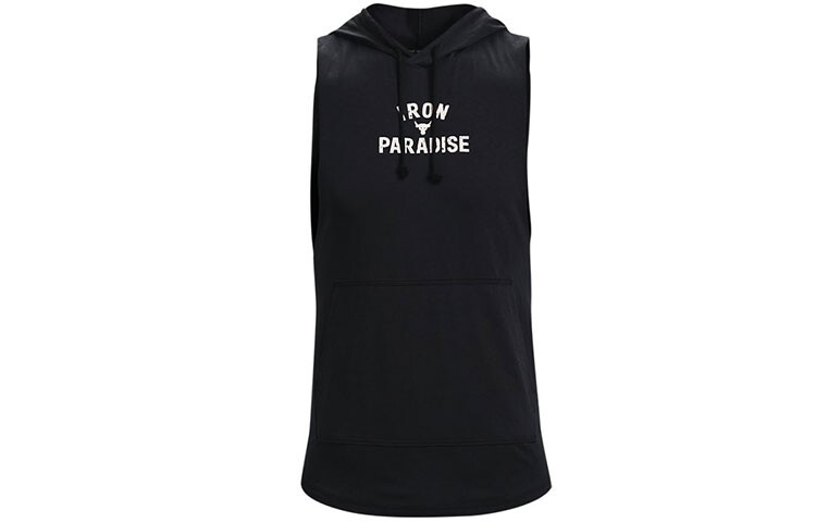 Мужская майка Under Armour с надписью и капюшоном, черный
Мужская майка Under Armour с надписью и капюшоном, черный