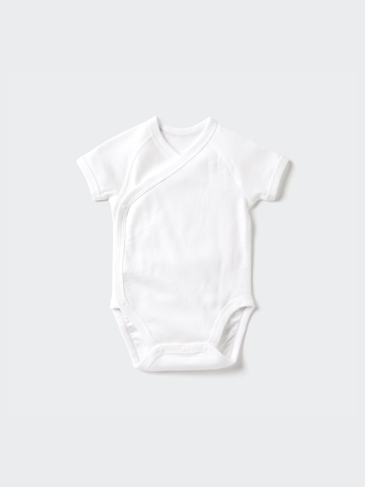 Боди для новорожденных с круглым вырезом и короткими рукавами Uniqlo, цвет 00 белый
Боди для новорожденных с круглым вырезом и короткими рукавами Uniqlo, цвет 00 белый