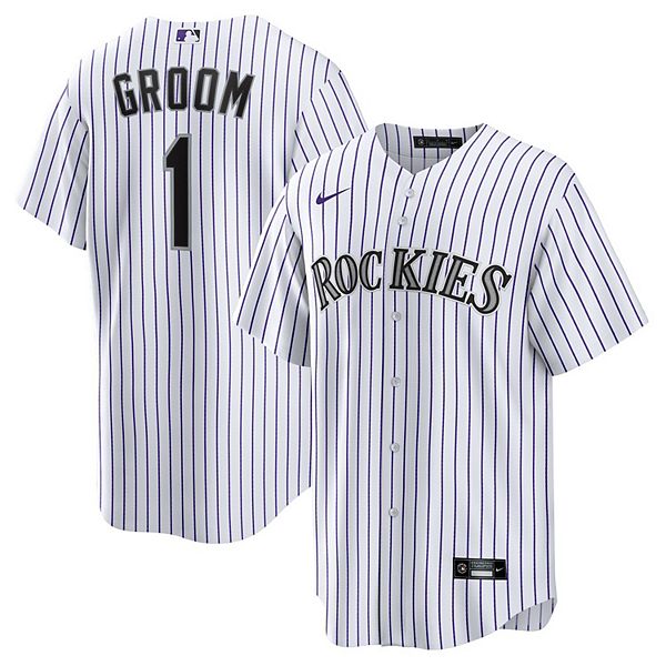 Мужская белая футболка Colorado Rockies #1 Groom Home Replica Nike
Мужская белая футболка Colorado Rockies #1 Groom Home Replica Nike