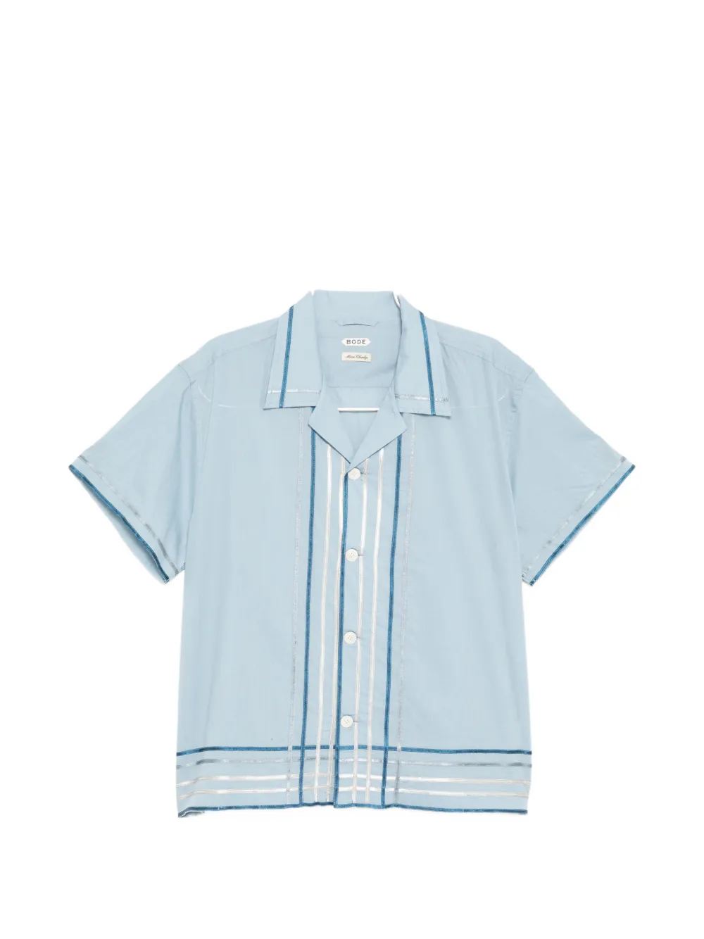 Клетчатая рубашка с лентами Bode, синий
Клетчатая рубашка с лентами Bode, синий