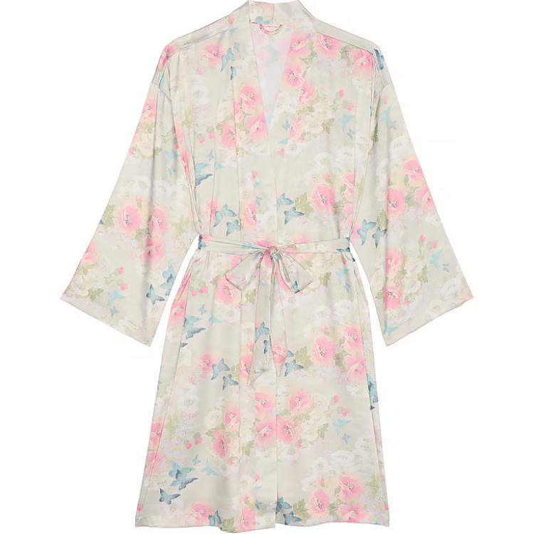 Сатиновая миди-халат DELICATE GARDEN спальный халат женский принт Victoria's Secret, белый
Сатиновая миди-халат DELICATE GARDEN спальный халат женский принт Victoria's Secret, белый