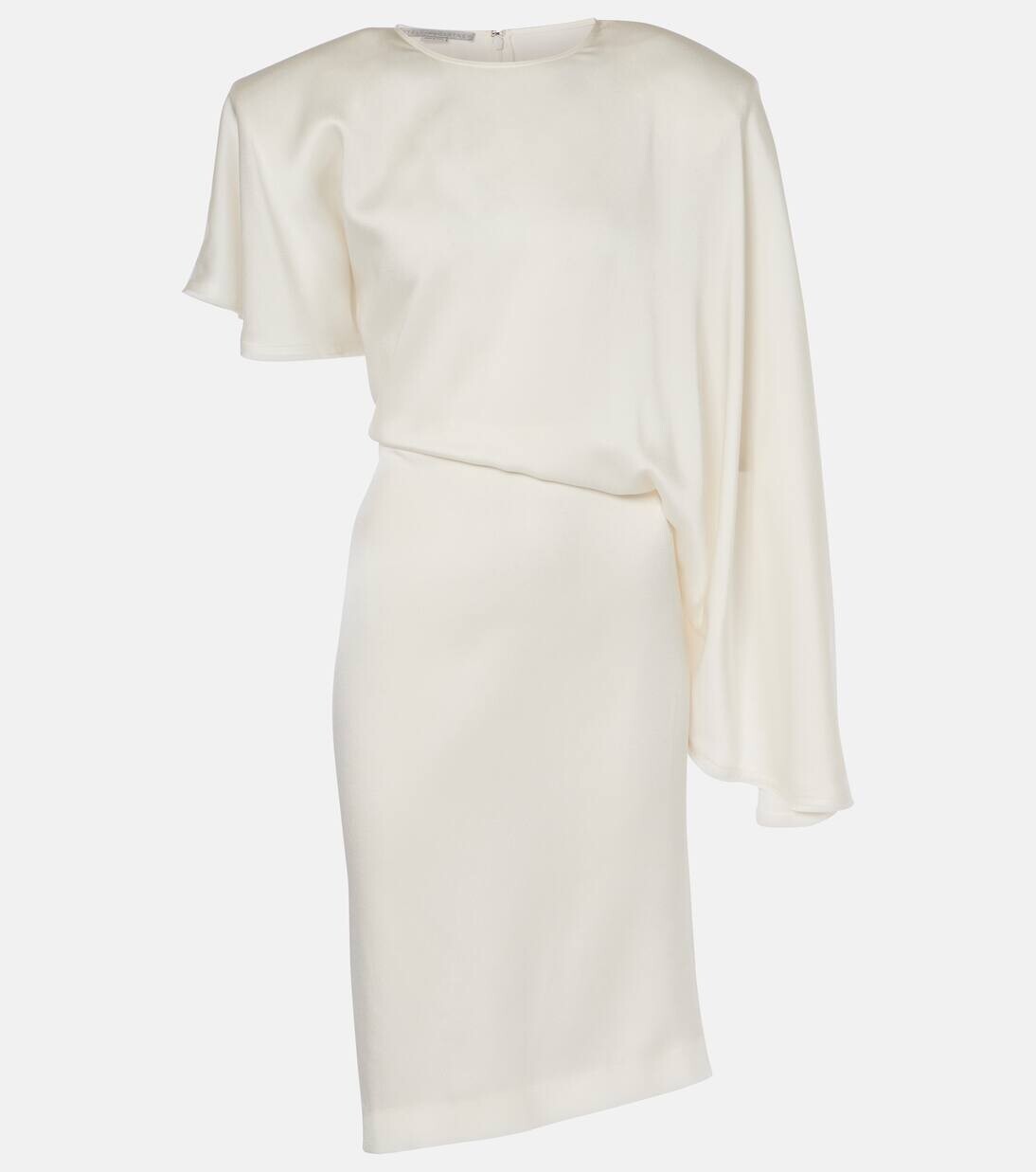Асимметричное платье миди из креп-сатина Stella Mccartney, кремовый
Асимметричное платье миди из креп-сатина Stella Mccartney, кремовый