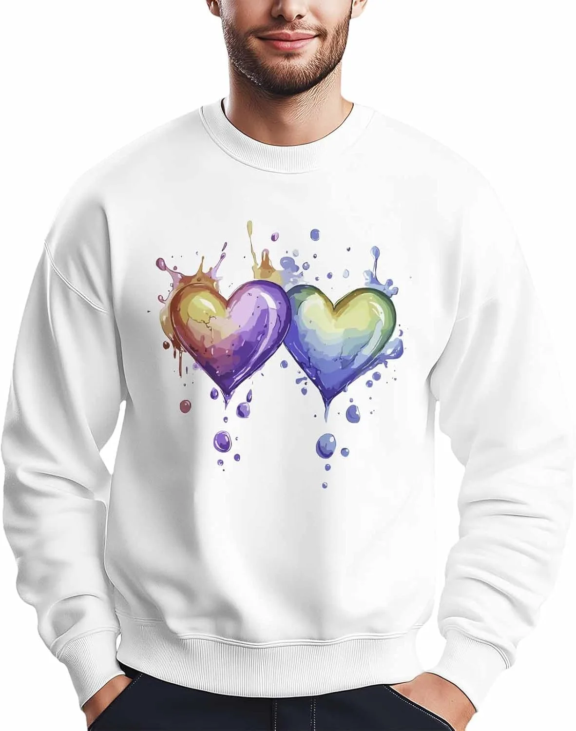 Мужской свитшот Love Heart в стиле масляной живописи Winvebermior
Мужской свитшот Love Heart в стиле масляной живописи Winvebermior