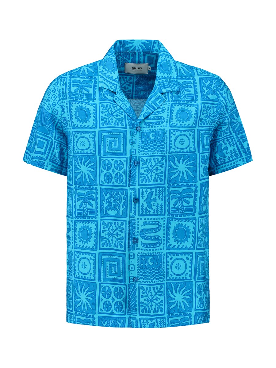 Рубашка на пуговицах классического кроя Shiwi, синий
Рубашка на пуговицах классического кроя Shiwi, синий