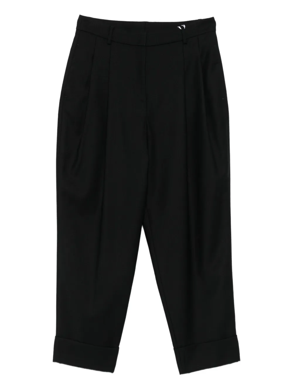 Брюки с манжетами и складками Akris Punto, черный
Брюки с манжетами и складками Akris Punto, черный