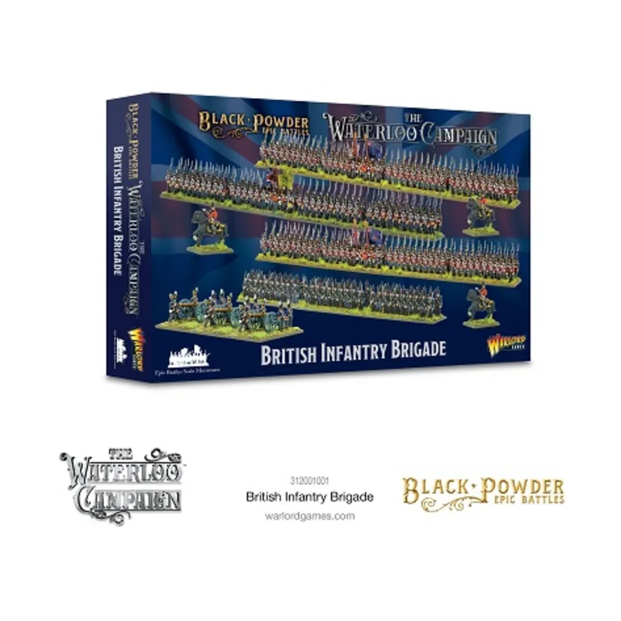 Британская пехотная бригада, Black Powder - Epic Battles - The Waterloo Campaign (15mm)
Британская пехотная бригада, Black Powder - Epic Battles - The Waterloo Campaign (15mm)