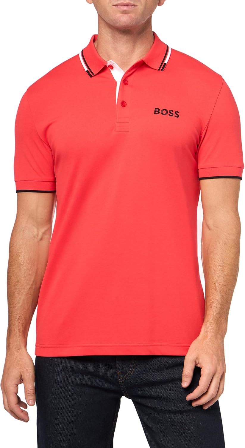 BOSS Мужская поло Paddy Pro, Hibiscus Red, Красный, BOSS Мужская поло Paddy Pro, Hibiscus Red
BOSS Мужская поло Paddy Pro, Hibiscus Red, Красный, BOSS Мужская поло Paddy Pro, Hibiscus Red