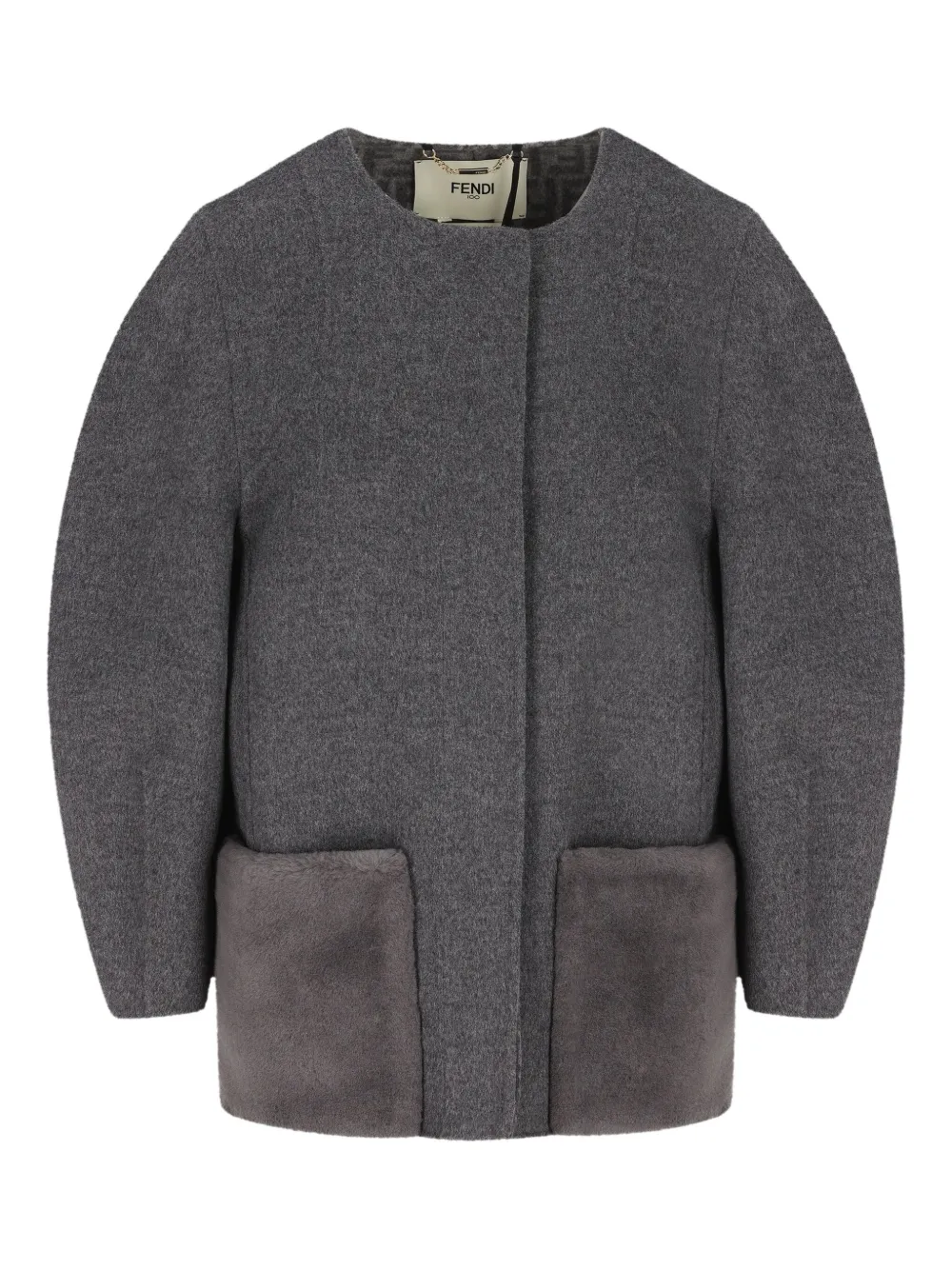 Жакет с накладными карманами Fendi, серый
Жакет с накладными карманами Fendi, серый