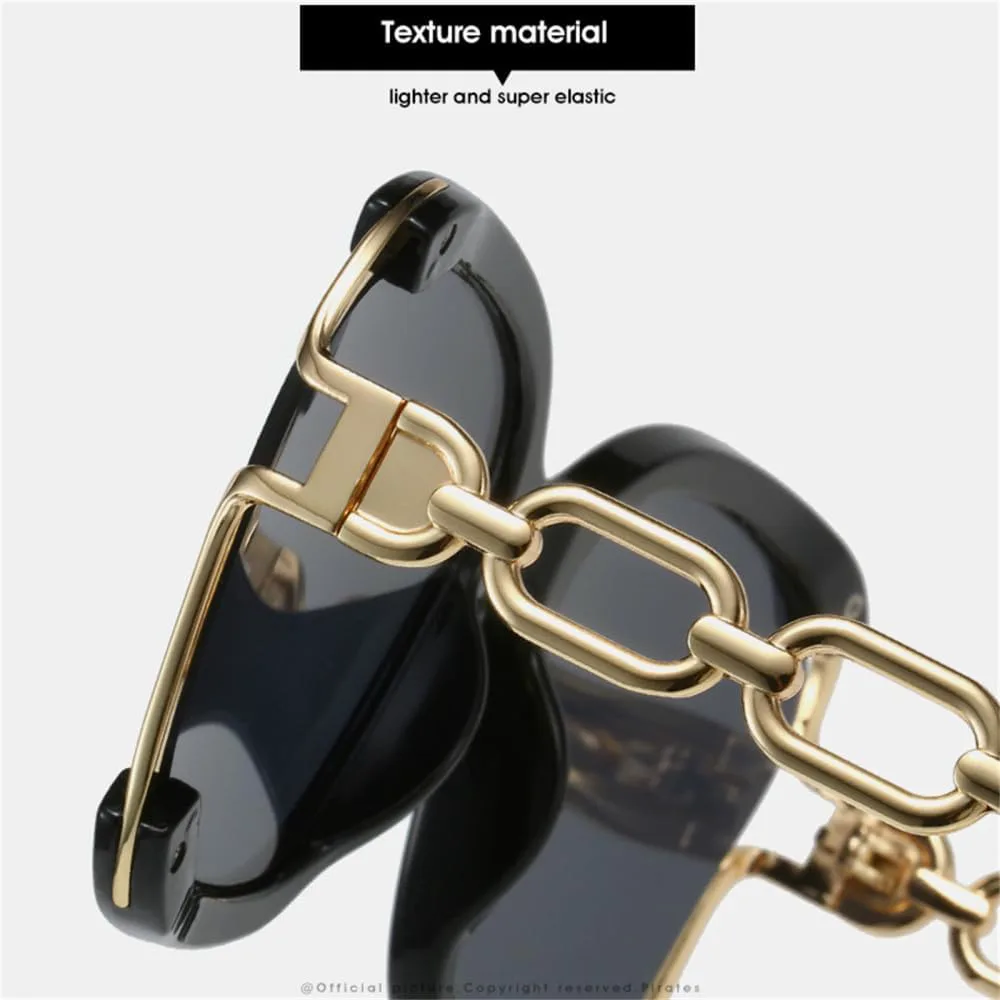 Полуободковые солнцезащитные очки для женщин, большие солнцезащитные очки с цепочкой из сплава, женские и девичьи, защита от ультрафиолета UV400 LANGSER, C7
Полуободковые солнцезащитные очки для женщин, большие солнцезащитные очки с цепочкой из сплава, женские и девичьи, защита от ультрафиолета UV400 LANGSER, C7