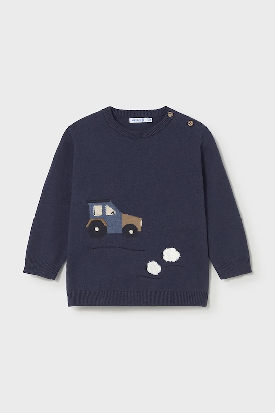 Детский свитер из смесовой шерсти Mayoral, темно-синий
Детский свитер из смесовой шерсти Mayoral, темно-синий