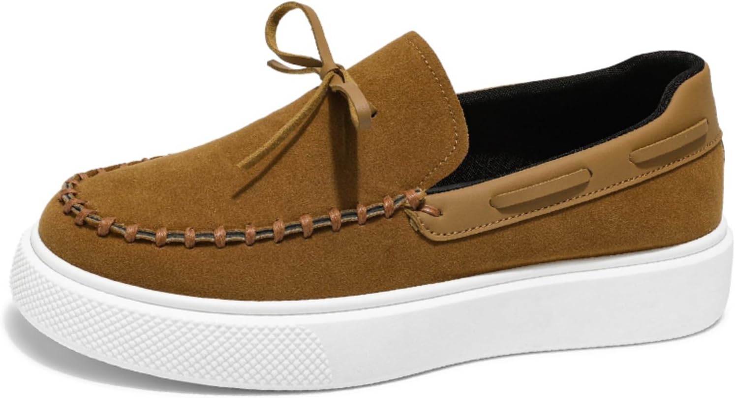 Мужские замшевые лоферы с кисточками, слипоны, низкие повседневные туфли, удобные, легкие, дышащие, с нескользящей подошвой, с амортизирующей стелькой, прогулок, работы в офисе, путешествий и вечеринок, классические пенни-лоферы Yrzhgdl, Camel
Мужские замшевые лоферы с кисточками, слипоны, низкие повседневные туфли, удобные, легкие, дышащие, с нескользящей подошвой, с амортизирующей стелькой, прогулок, работы в офисе, путешествий и вечеринок, классические пенни-лоферы Yrzhgdl, Camel