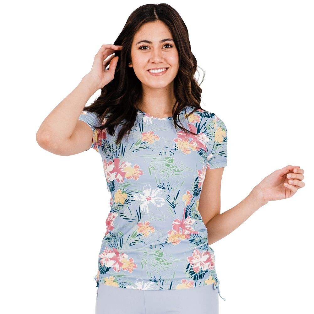 Женский топ для плавания с короткими рукавами Adele Calypsa LLC, цвет Hawaiian Paradise
Женский топ для плавания с короткими рукавами Adele Calypsa LLC, цвет Hawaiian Paradise