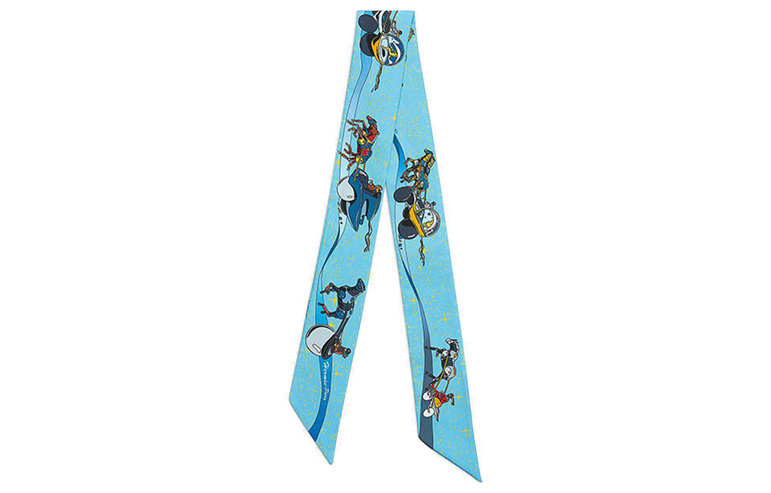 HERMES Шёлковый шарф, Blue
HERMES Шёлковый шарф, Blue