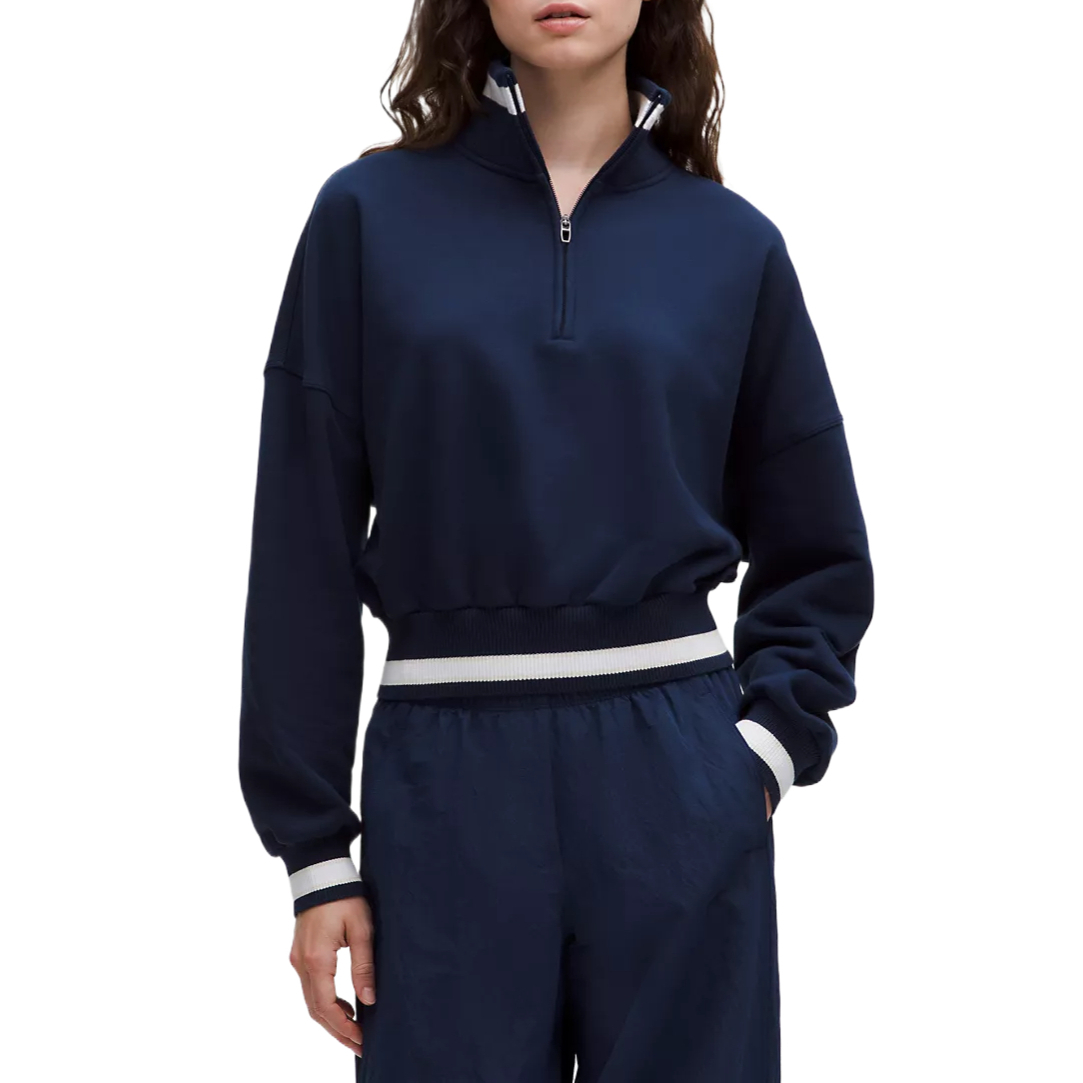 Свитшот женский Lululemon, синий/светло-слоновая кость
Свитшот женский Lululemon, синий/светло-слоновая кость