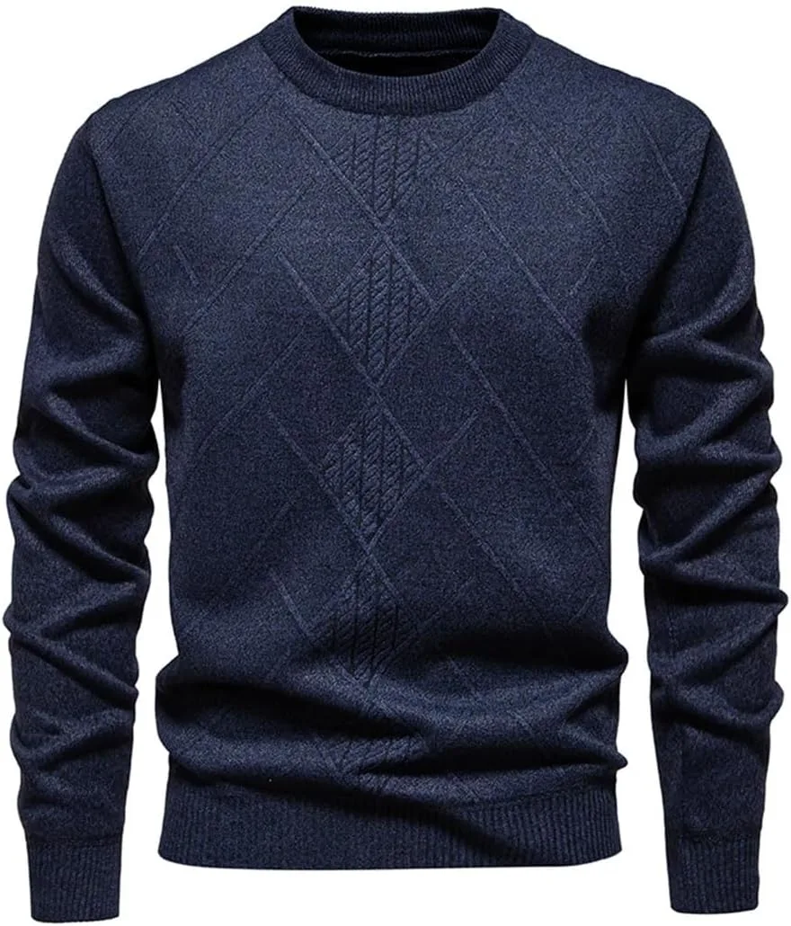 Мужской свитер O-Neck с пэчворком, длинный рукав, Slim Fit
Мужской свитер O-Neck с пэчворком, длинный рукав, Slim Fit