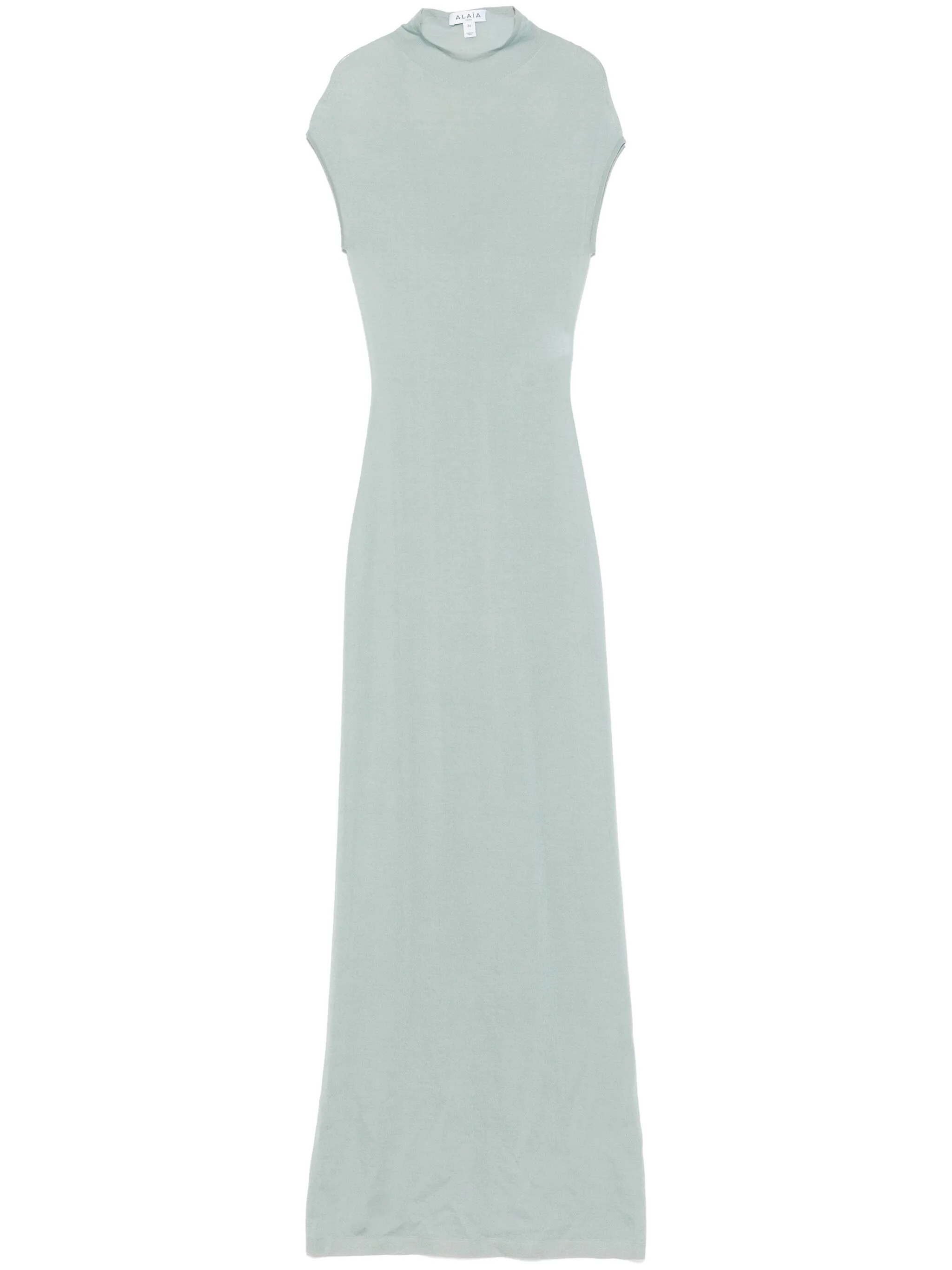 Кашемировое платье макси Alaïa, синий
Кашемировое платье макси Alaïa, синий