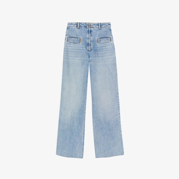 Джинсы oslo с высокой посадкой и широкими штанинами Sandro, цвет bleus
Джинсы oslo с высокой посадкой и широкими штанинами Sandro, цвет bleus