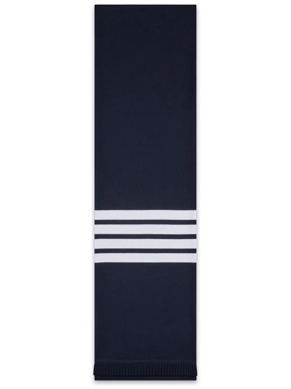 Шарф в рубчик с полосками 4-Bar THOM BROWNE, синий
Шарф в рубчик с полосками 4-Bar THOM BROWNE, синий