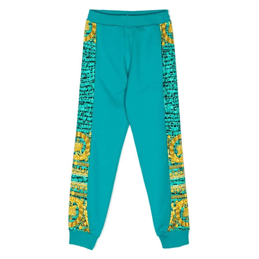 Молодые Versace Kids Барокко Хлопковые Спортивные штаны Young Versace, зеленый
Молодые Versace Kids Барокко Хлопковые Спортивные штаны Young Versace, зеленый