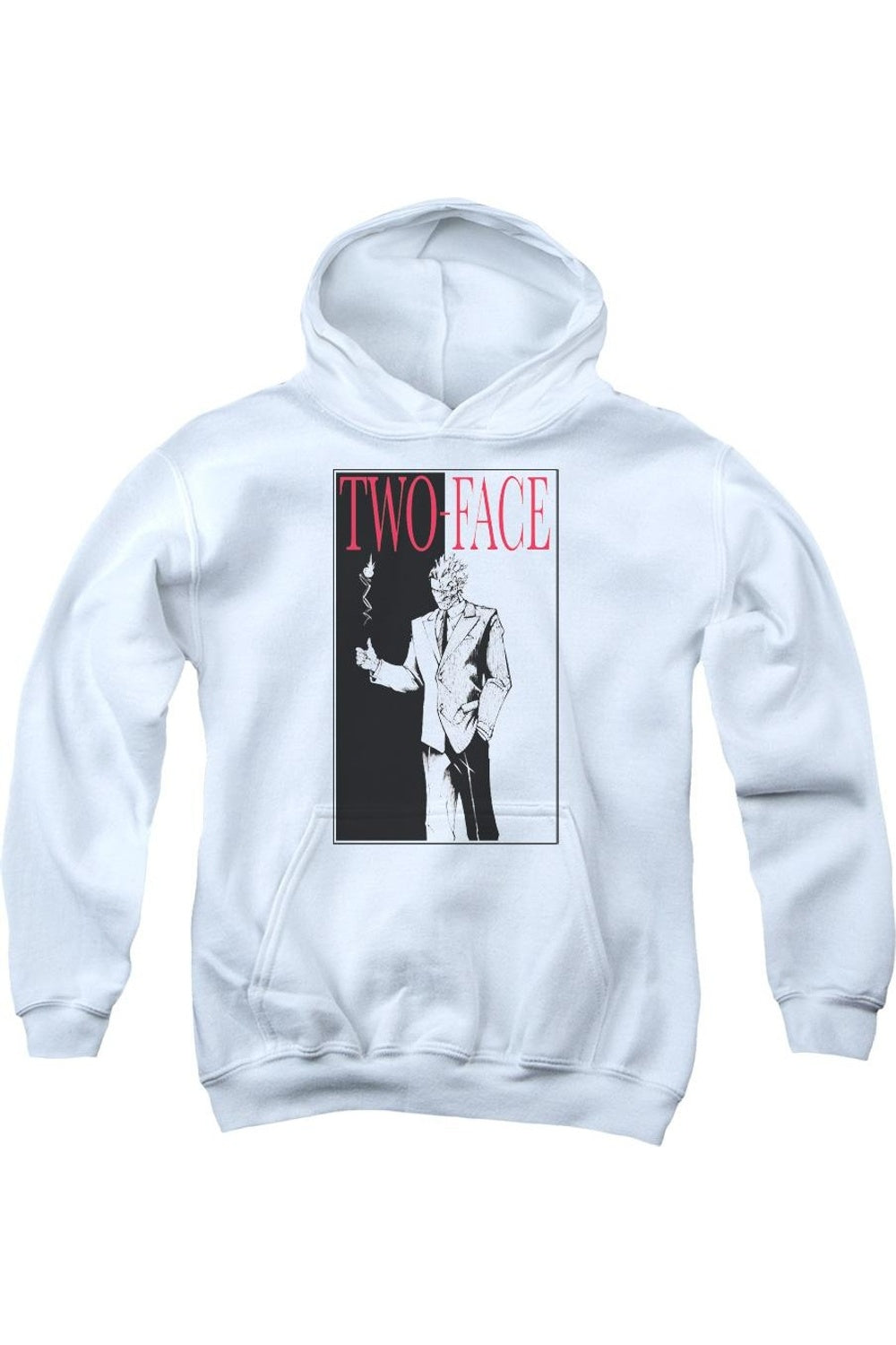 Батмен Двуликий детский худи с капюшоном Gildan, белый
Батмен Двуликий детский худи с капюшоном Gildan, белый