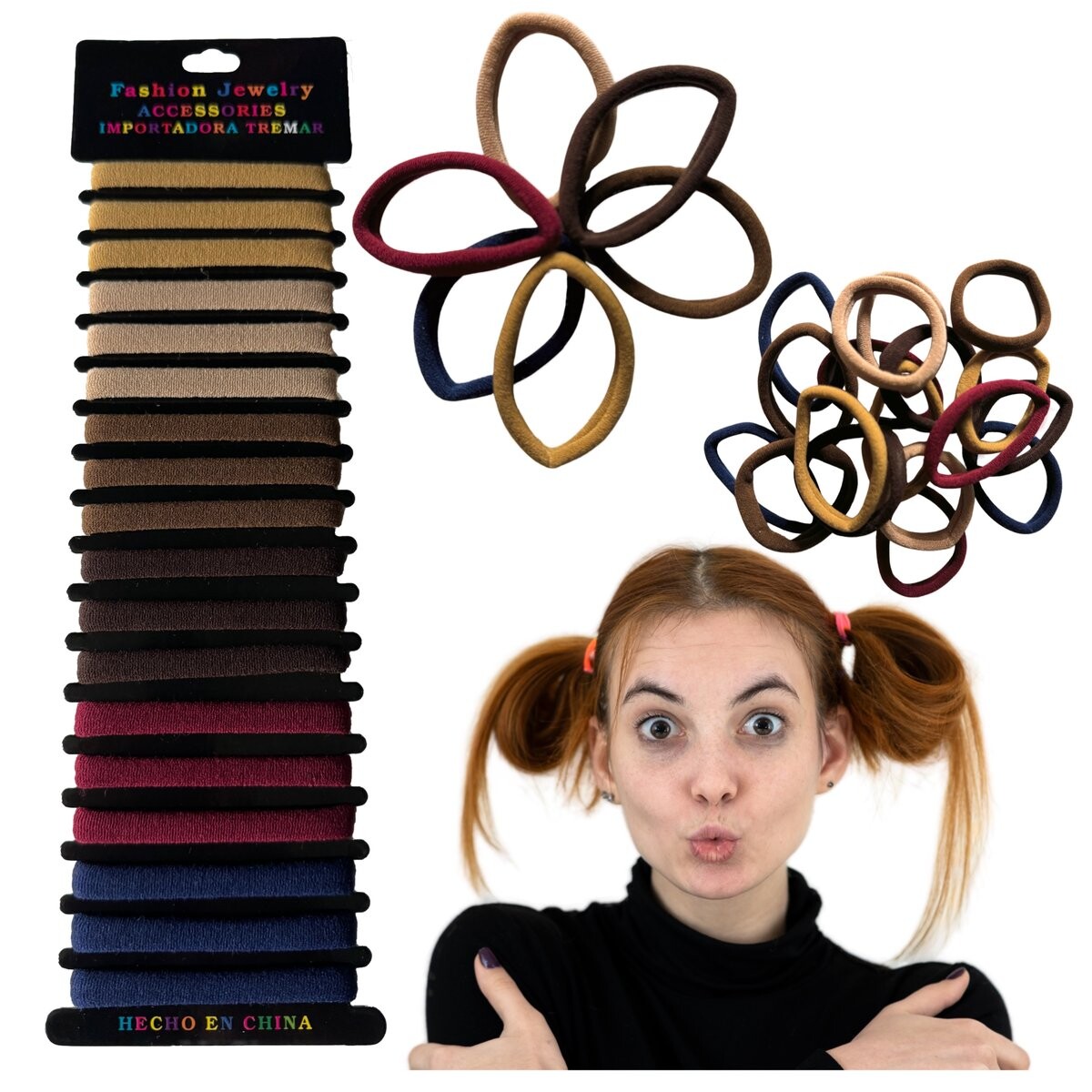 Резинки для волос без стыков, гибкие, удобные, декоративные, набор 18 шт Inna Marka
Резинки для волос без стыков, гибкие, удобные, декоративные, набор 18 шт Inna Marka