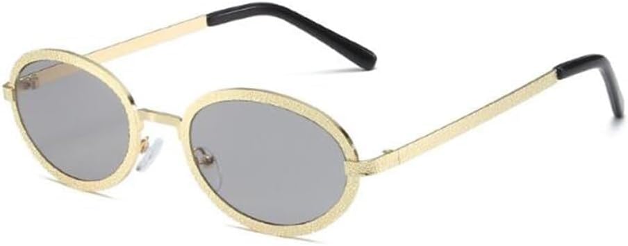 Ретро-солнцезащитные очки овальной формы с рельефным рисунком для женщин и мужчин, винтажная классика с металлической оправой и защитой от УФ-излучения UV400 LXLHWN, Gold Frame Light Gray Flakes
Ретро-солнцезащитные очки овальной формы с рельефным рисунком для женщин и мужчин, винтажная классика с металлической оправой и защитой от УФ-излучения UV400 LXLHWN, Gold Frame Light Gray Flakes