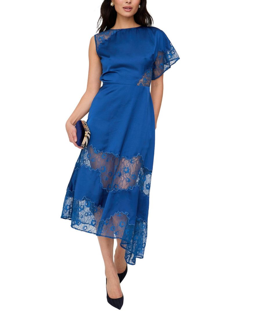 Женское макси-платье Selma с кружевной вставкой Lily and Lionel London, Navy
Женское макси-платье Selma с кружевной вставкой Lily and Lionel London, Navy