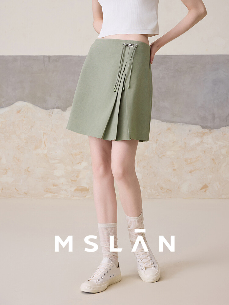 Юбка короткая Mslan Mint Mambo с завышенной талией, серый / зеленый
Юбка короткая Mslan Mint Mambo с завышенной талией, серый / зеленый