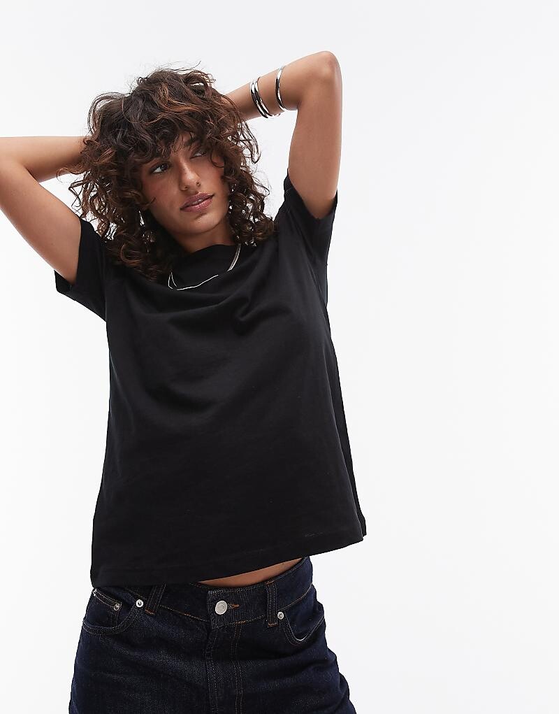 Черная футболка премиум-класса Mango
Черная футболка премиум-класса Mango