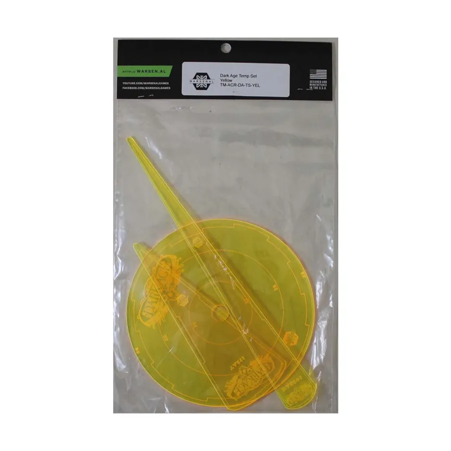 Набор шаблонов Dark Age - желтый, Dark Age Templates (Warsenal)
Набор шаблонов Dark Age - желтый, Dark Age Templates (Warsenal)