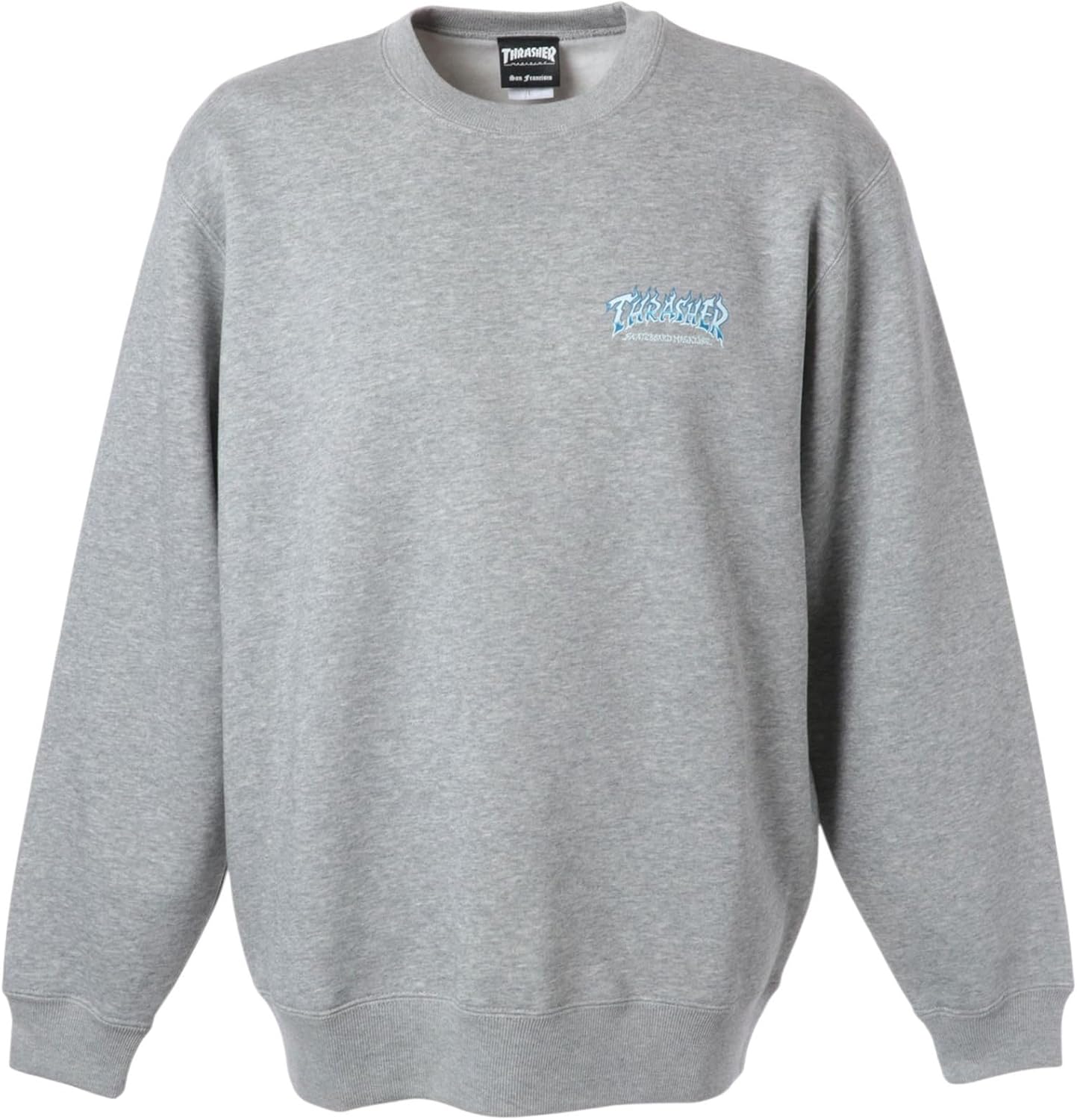 Мужская толстовка с круглым вырезом и логотипом бренда (классическая модель) Thrasher, серый
Мужская толстовка с круглым вырезом и логотипом бренда (классическая модель) Thrasher, серый