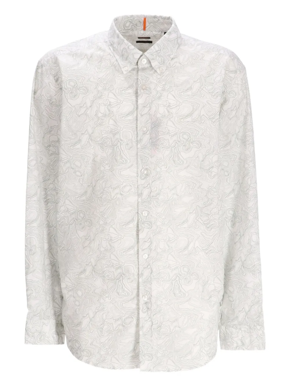 Рубашка с узором Boss, белый
Рубашка с узором Boss, белый