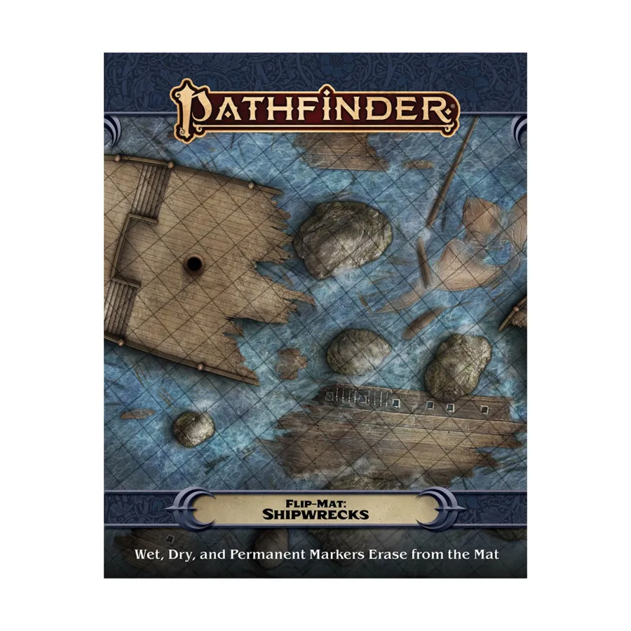 Флип-мат - Кораблекрушения, Pathfinder Roleplaying Game (2nd Edition) - Flip-Mats & Flip-Tiles
Флип-мат - Кораблекрушения, Pathfinder Roleplaying Game (2nd Edition) - Flip-Mats & Flip-Tiles