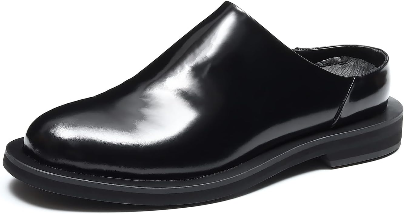 Мужские мюли и сабо Santimon, повседневные домашние тапочки, кожаные прогулочные туфли, модные формальные лоферы без шнурков, летняя обувь для мужчин, черный
Мужские мюли и сабо Santimon, повседневные домашние тапочки, кожаные прогулочные туфли, модные формальные лоферы без шнурков, летняя обувь для мужчин, черный