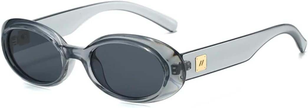 Ретро-классические маленькие овальные солнцезащитные очки для женщин, модные, с линзами цвета шампанского, защита от УФ-излучения UV400, модные для мужчин, с заклепками TYUVIVO, Grey Grey
Ретро-классические маленькие овальные солнцезащитные очки для женщин, модные, с линзами цвета шампанского, защита от УФ-излучения UV400, модные для мужчин, с заклепками TYUVIVO, Grey Grey