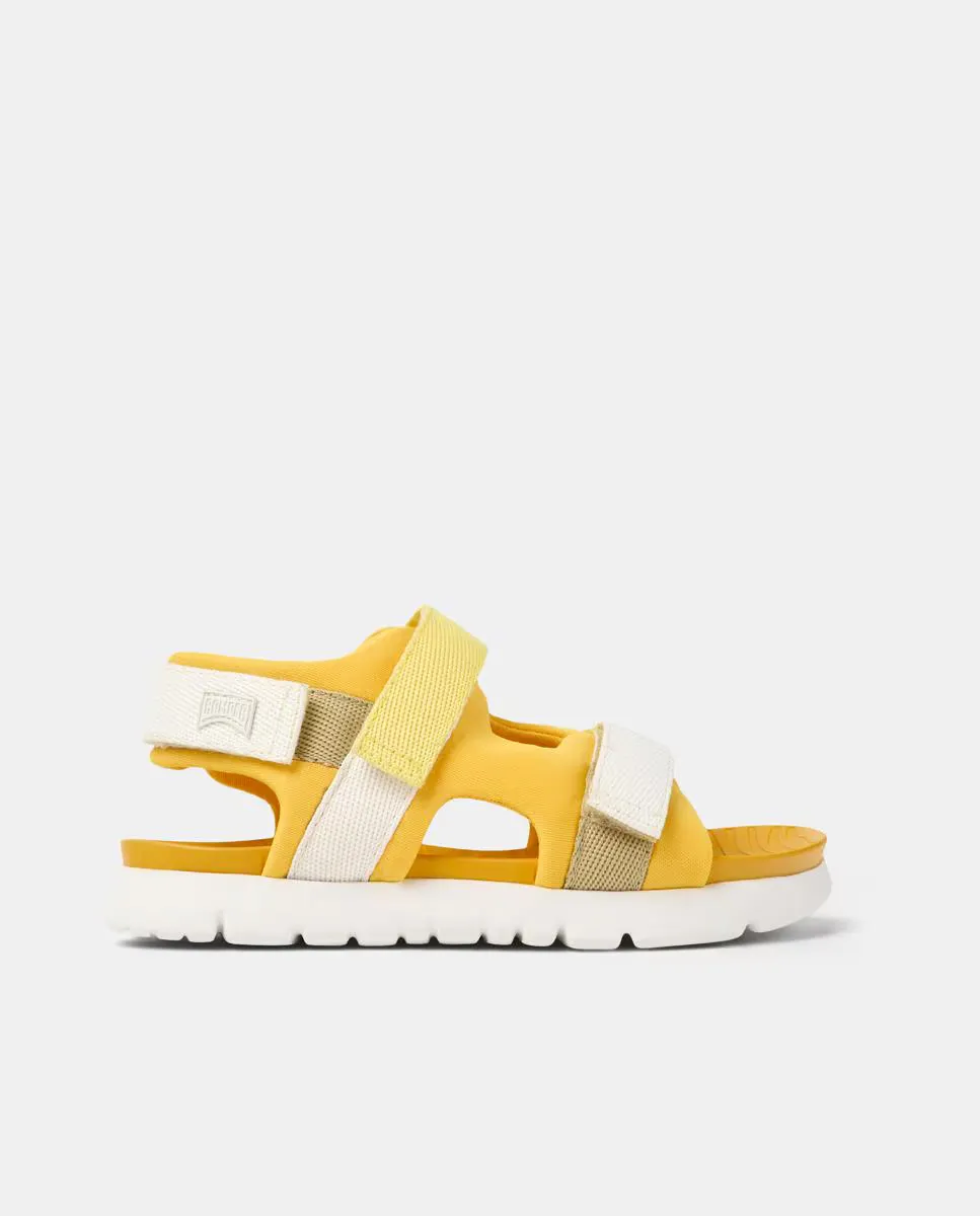 Детские сандалии с ремешками и застежкой-липучкой Camper, оранжевый
Детские сандалии с ремешками и застежкой-липучкой Camper, оранжевый