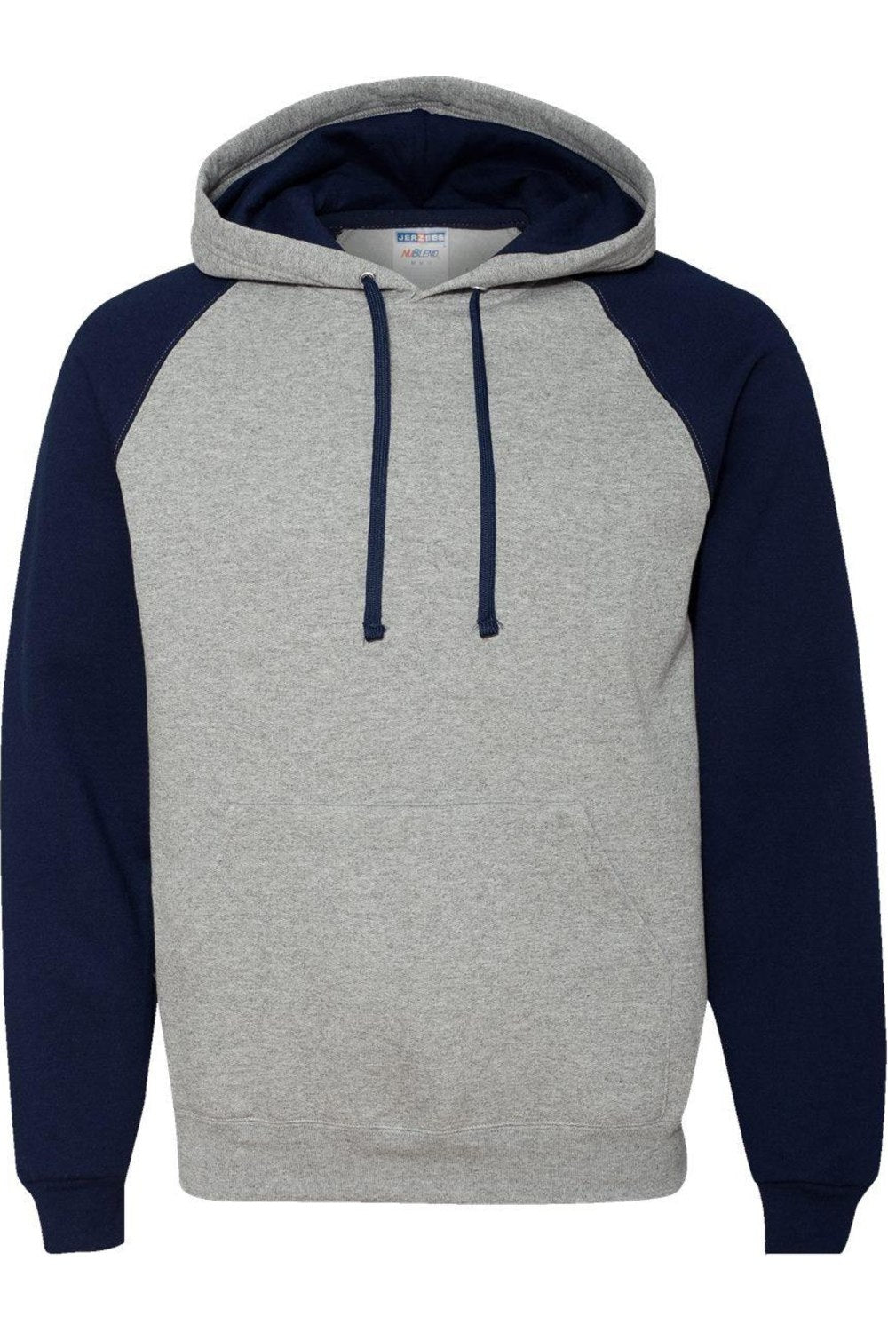 Толстовка с капюшоном JERZEES Nublend Colorblocked Raglan, цвет oxford/ j. navy
Толстовка с капюшоном JERZEES Nublend Colorblocked Raglan, цвет oxford/ j. navy