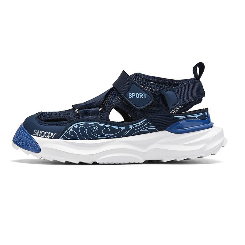 Детские сандалии с низким верхом, амортизирующие, износостойкие, дышащие SNOOPY, белый/синий
Детские сандалии с низким верхом, амортизирующие, износостойкие, дышащие SNOOPY, белый/синий