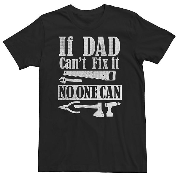 Футболка Big & Tall Father's Day "If Dad Can't Fix It No One Can" Licensed Character
Футболка Big & Tall Father's Day "If Dad Can't Fix It No One Can" Licensed Character