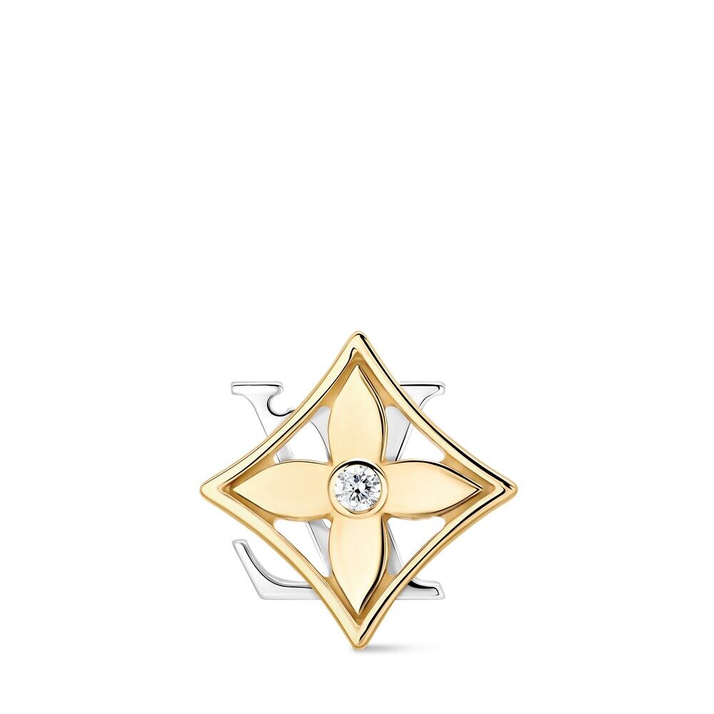 Двусторонний гвоздик Idylle Blossom, желтое и белое золото с бриллиантами, 1 шт. Louis Vuitton, золотой
Двусторонний гвоздик Idylle Blossom, желтое и белое золото с бриллиантами, 1 шт. Louis Vuitton, золотой