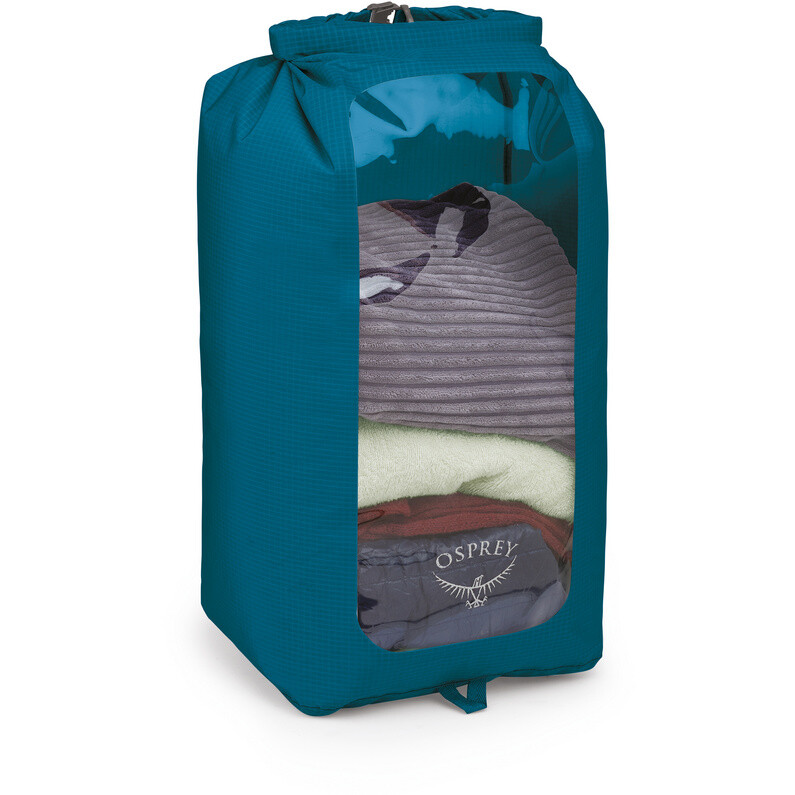 Сверхлегкий оконный сухой мешок Osprey, синий
Сверхлегкий оконный сухой мешок Osprey, синий